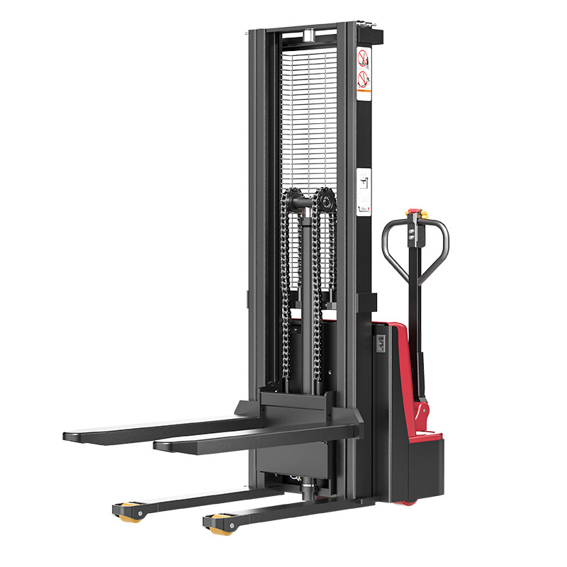 揚(yáng)子電動叉車液壓升降車步行式堆高車QDA